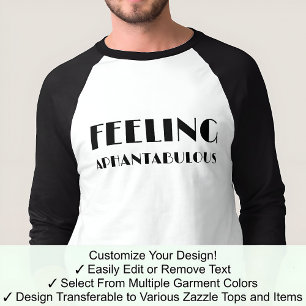 Aphantasia Gefühl Aphantabulous Schriftart Schwarz T-Shirt