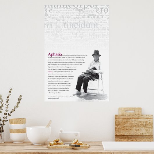 Aphasia Poster (Küche)