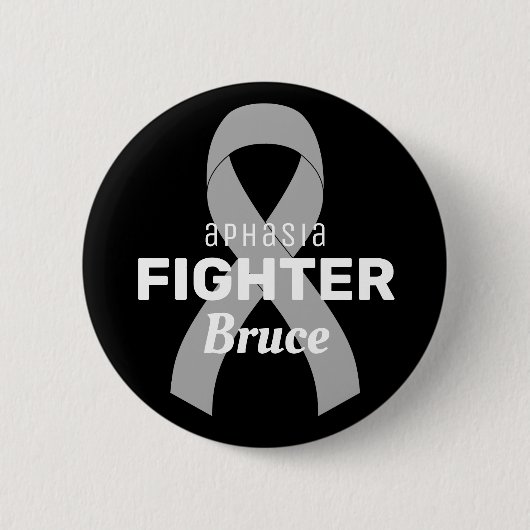 Aphasia Ribbon Black Button (Vorderseite)