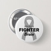 Aphasia Ribbon White Button (Vorne & Hinten)