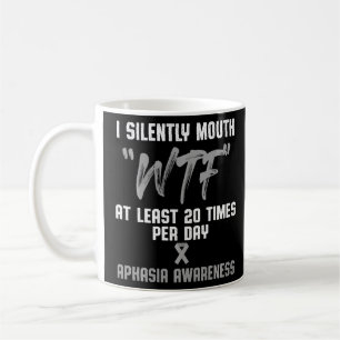 Aphasia Warrior Medical Illness Fun Survivor Aware Kaffeetasse