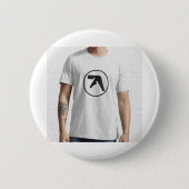 Aphex Twin Merchandise Essential T - Shirt Button (Vorderseite)