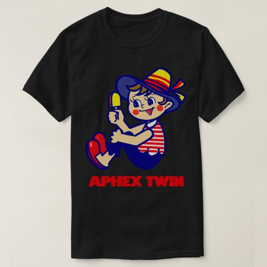 Aphex Twin Retro Lüfterdesign T-Shirt (Design vorne)