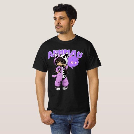 Aphmau als Katze überall T-Shirt (Vorne ganz)