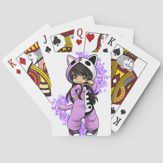 Aphmau Offiziell Limited Edition Spielkarten (Rückseite)