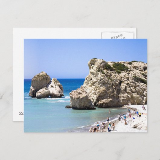 Aphrodit-Gestein Postkarte (Vorne/Hinten)