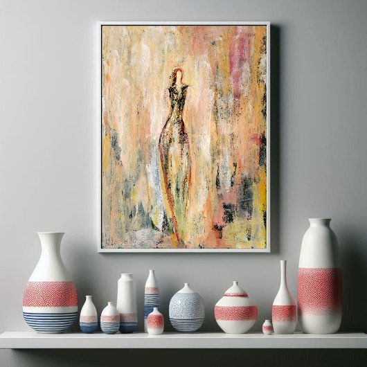 Aphrodite, Abstrakte Kunst Poster