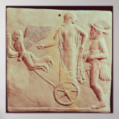 Aphrodite and Hermes riding on a chariot Poster (Vorne)