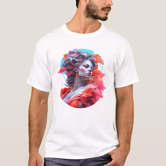 Aphrodite by AI and Jonathan P. T-Shirt (Vorderseite)