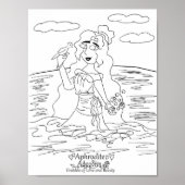 Aphrodite Farbseite drucken Poster (Vorne)