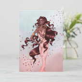 Aphrodite Feiertagskarte (Stehend Vorderseite)