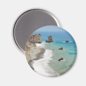 Aphrodite-Felsen, Zypern Magnet (Vorderseite/Rückseite)