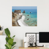 Aphrodite-Felsen, Zypern Poster (Heimbüro)