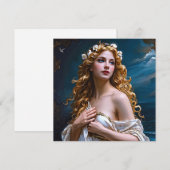 "Aphrodite: Göttin der Liebe und des Lichts" Einladung (Vorne/Hinten)