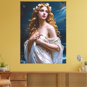 "Aphrodite: Göttin der Liebe und des Lichts" Leinwanddruck (Insitu (Wohnzimmer))