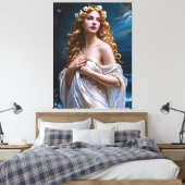 "Aphrodite: Göttin der Liebe und des Lichts" Leinwanddruck (Insitu (Schlafzimmer))