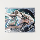 Aphrodite Göttin der Liebe und Schönheit Altar Wandteppich (Vorderseite (Horizontal))