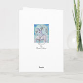 Aphrodite Göttin der Liebe von Renee Lavoie Karte (Rückseite)