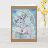 Aphrodite Göttin der Liebe von Renee Lavoie Karte (Gelbe Blume)