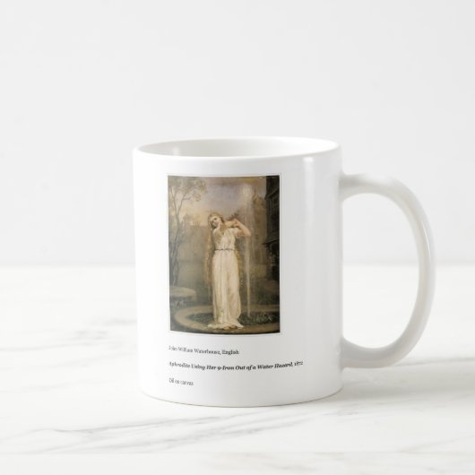 APHRODITE MIT EINER NEUN EISENKAFFEE-TASSE KAFFEETASSE (Rechts)