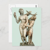 Aphrodite, Pan und Eros Postkarte (Vorne/Hinten)