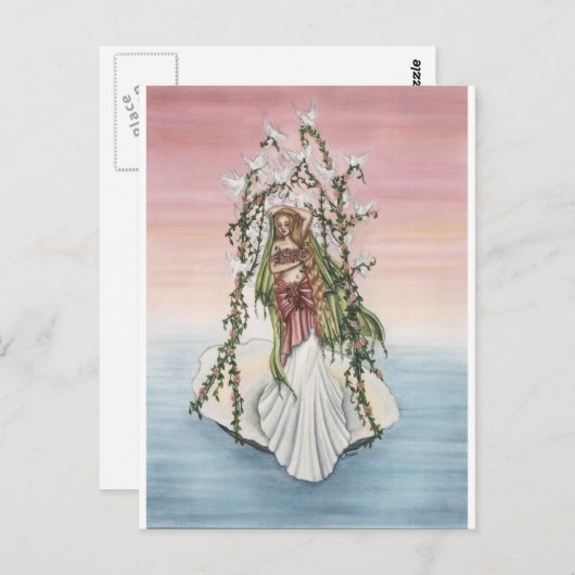 Aphrodite Postkarte (Vorne/Hinten)