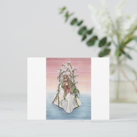 Aphrodite Postkarte (Stehend Vorderseite)