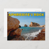 Aphrodite-Stein Zypern-Postkarte Postkarte (Vorne/Hinten)