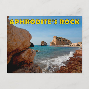 Aphrodite-Stein Zypern-Postkarte Postkarte