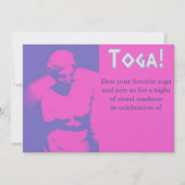 Aphrodite Toga Einladung (Vorderseite)