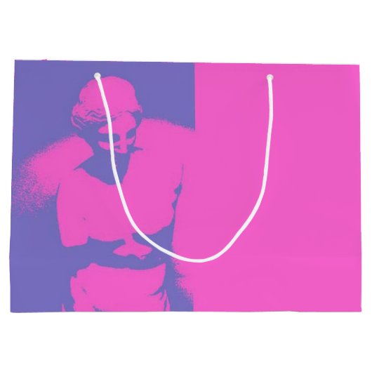 Aphrodite Toga Große Geschenktüte (Rückseite)
