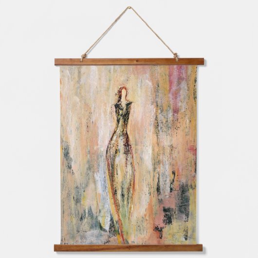 Aphrodite Wandteppich Mit Holzrahmen (Vorderseite)