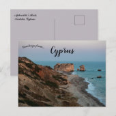 Aphrodites Felsen in Kouklia Zypern Postkarte (Vorne/Hinten)