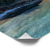 Aphrodites versteckter Strand Paphos, Zypern Poster (Ecke)