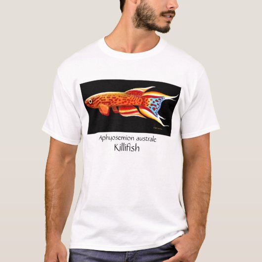 Aphyosemion Australe Killifish-T - Shirt (Vorderseite)