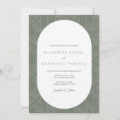 Apia Wedding Einladung (Vorderseite)