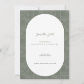 Apia Wedding Save the Date Einladung (Vorderseite)