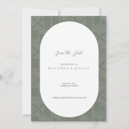 Apia Wedding Save the Date Einladung