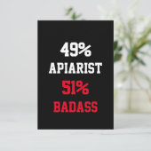 Apiarist Badass Card Karte (Stehend Vorderseite)