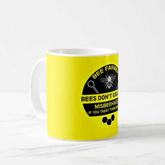 Apiaristen - Bienen Behaltend Geschenk Kaffeetasse (Vorderseite Links)