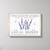 Apiary 3D Leinwand Local Raw Honey Gold Frame Blum (Vorderseite)