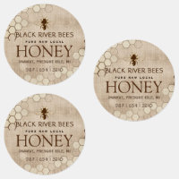 Apiary Business Patch mit Honeycomb und Bienenhone