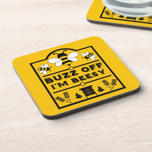 Apiary Honey Bauer Getränkeuntersetzer (Linke Seite)