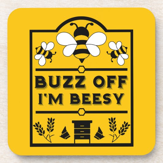 Apiary Honey Bauer Getränkeuntersetzer (Vorderseite)