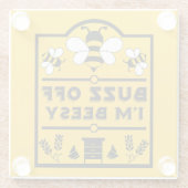 Apiary Honey Bauer Glasuntersetzer (Rückseite)