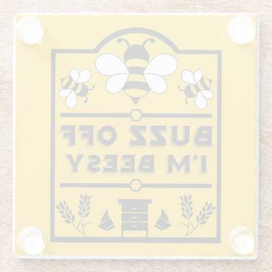 Apiary Honey Bauer Glasuntersetzer (Rückseite)