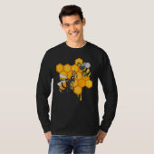 Apiculture Cute Bees Honeycomb Bee Hive Beekeeping T-Shirt (Vorne ganz)