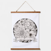 Apikores: Heretic/Rebel - Jüdischer Spaß Wandteppich Mit Holzrahmen (Vorderseite)