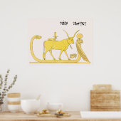 Apis-Abbildung von Pantheon Ägypten (1823-182) Poster (Küche)