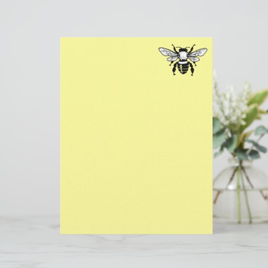 Apis Mellifera Honeybee Letterhead Paper 2 (Stehend Vorderseite)